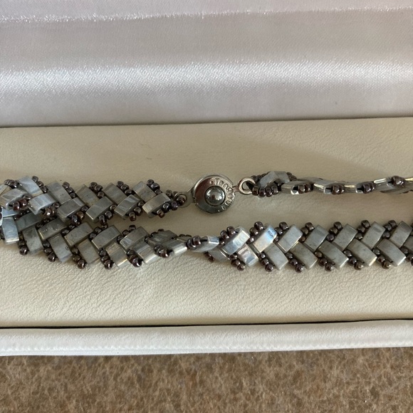 Chic Silver and Black Women's Bracelet - Picture 5 of 6